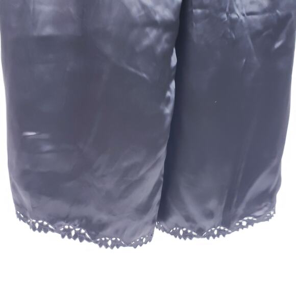 Mid-Century Silk Wide Leg Trouser Pants - Picture 6 of 7